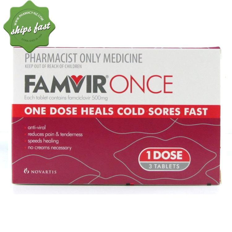 famvir for cold sores dose