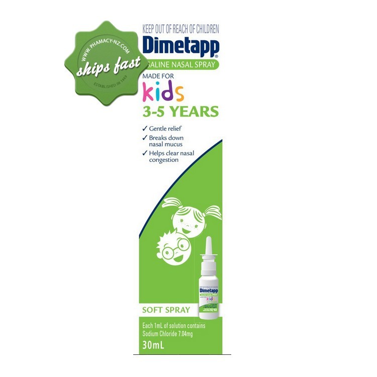 Dimetapp Saline Nasal Spray for Kids 3-5 years