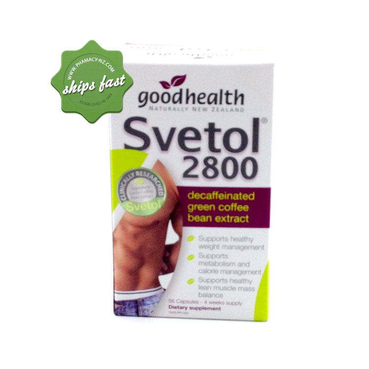 Goodhealth Svetol 2800 Decaffeinated green coffee bean extract 56 Capsules