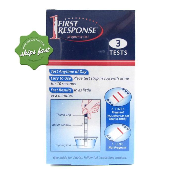 Buy First Response Instream Pregnancy Test 3 Tests Online at