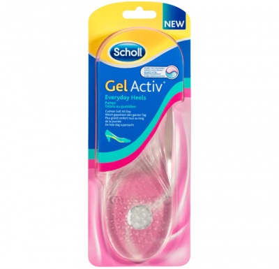 SCHOLL INSOLES GEL ACTIVE EVERY DAY HEELS