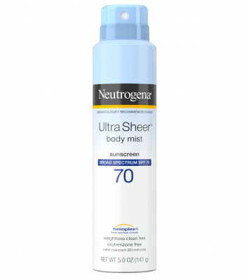Neutrogena Ultra Sheer Sunscreen Body Mist SPF50+ 140g