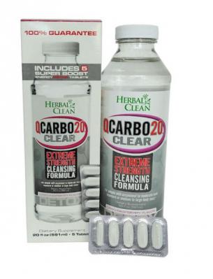 Herbal Clean QCarbo Extra Strength Cleansing Formula 