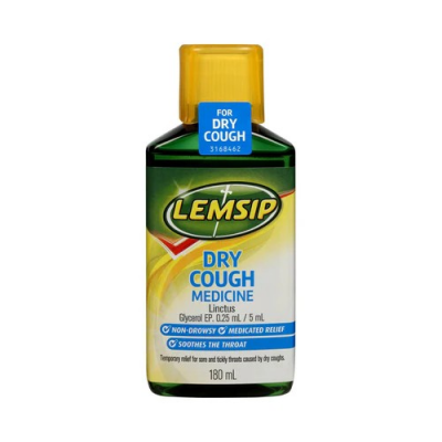 Lemsip Dry Cough Liquid 180ml