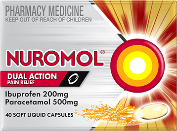 Nuromol Dual Action Liquid Capsules 40pk